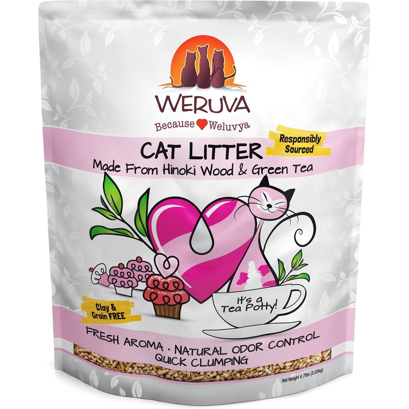 Weruva Cat Litter with Hinoki Wood & Green Tea 6.7 Lbs