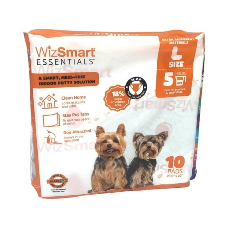 Wizsmart Essentials Large Dog Pads 10 count
