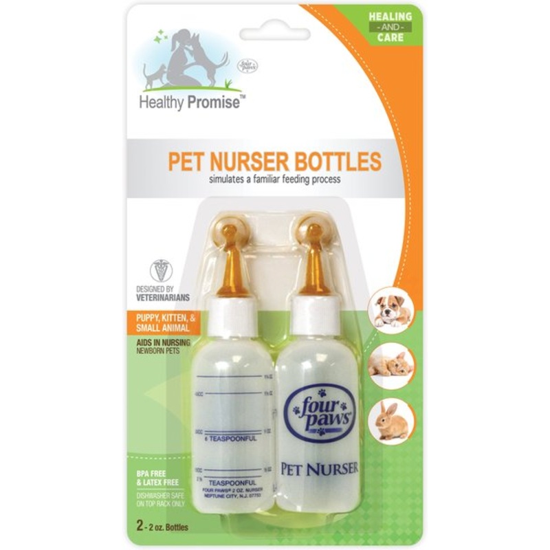 Four Paws Four Paws Pet Nurser Bottles for Dogs & Cats 2 pack