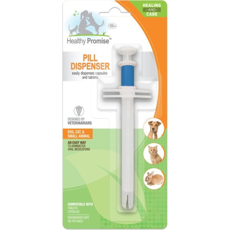 Four Paws Quick & Easy Pill Dispenser Capsules & Tablets Dispenser