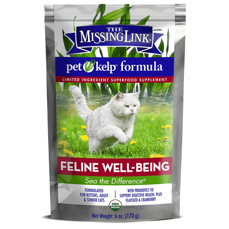 The Missing Link Pet Kelp Feline Well-Being Supplement for Cats 8 oz
