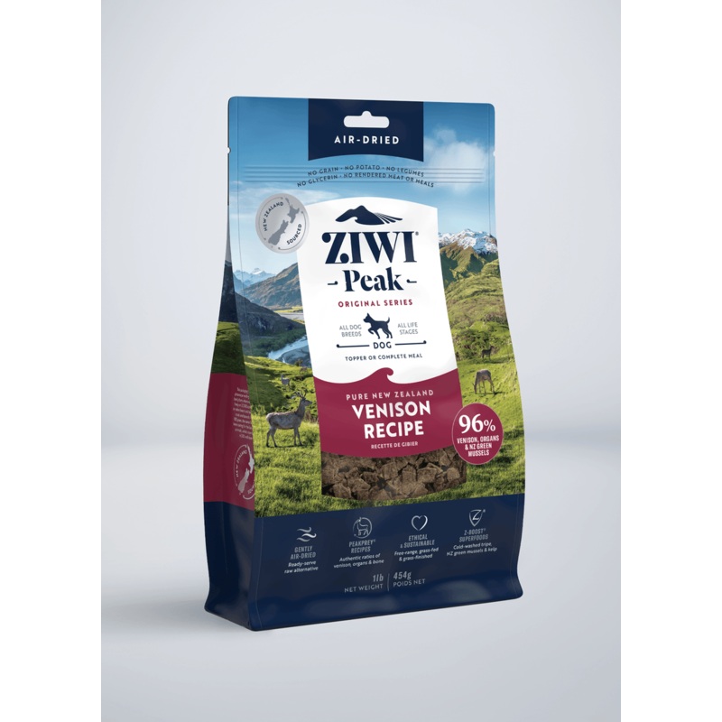 ZIWI Peak Grain Free Air-Dried Venison Recipe Dry Dog Food 1 lb