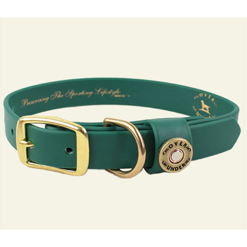 1″ Mudproof Dog Collar – Dark Green X-Small
