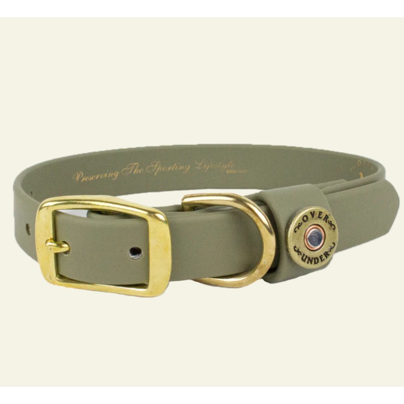 1″ Mudproof Dog Collar – Olive Green X-Small