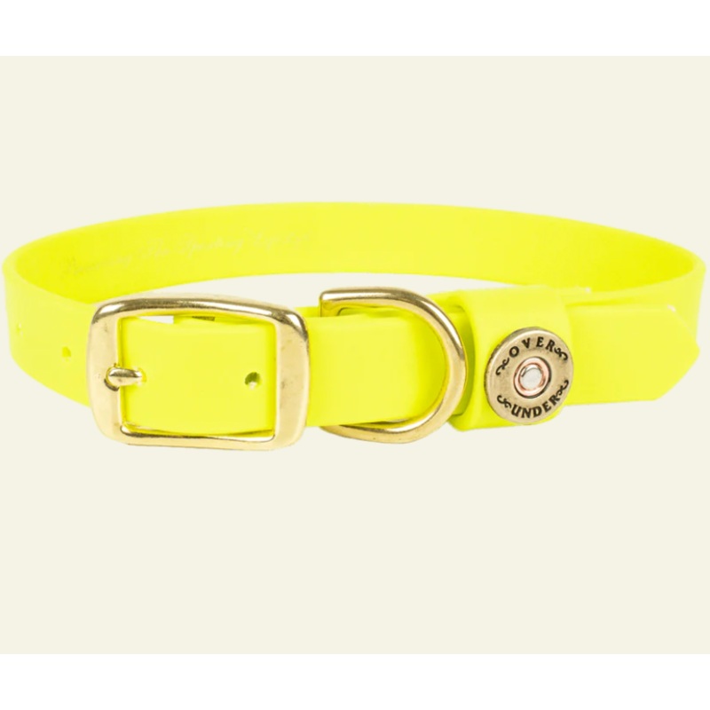 1″ Mudproof Dog Collar – Yellow X-Small