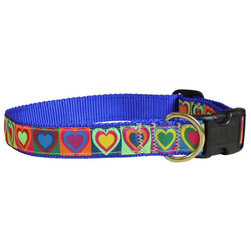1 Ribbon Dog Collar  Hearts Small