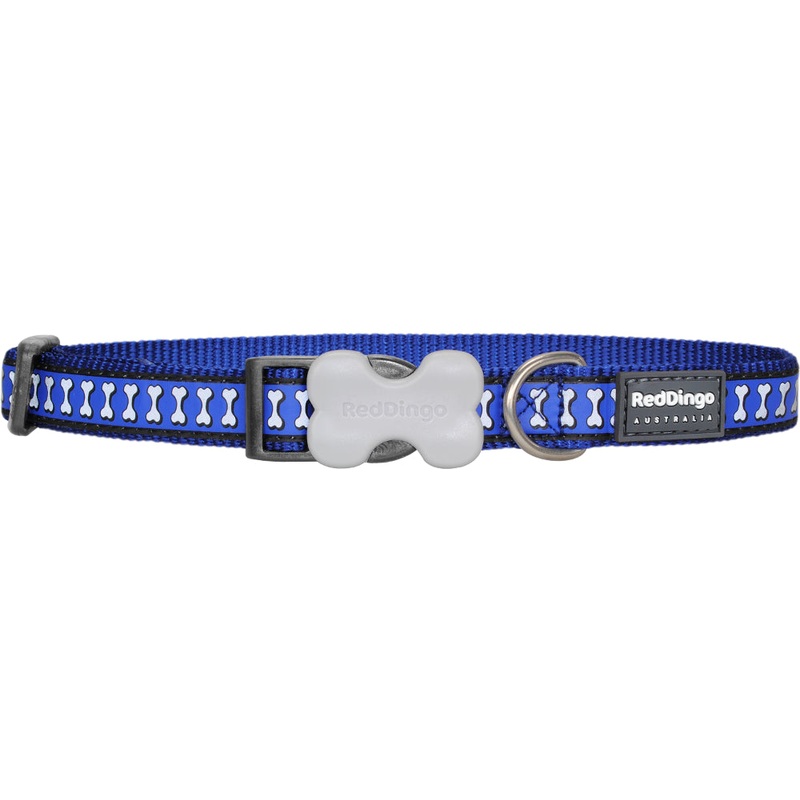 12mm Reflective Dog Collar – XSmall Black