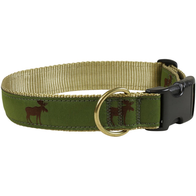 1.25 Ribbon Dog Collar  Moose Medium