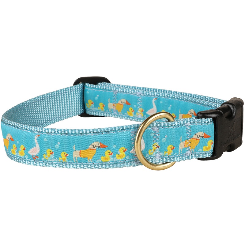 1 Ribbon Dog Collar  Duck Duck Goose Small
