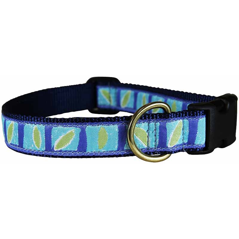 1 Ribbon Dog Collar  Hadlock Leaves Small