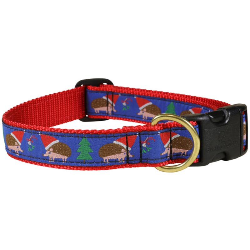 1 Ribbon Dog Collar  Xmas Hedgehog Small