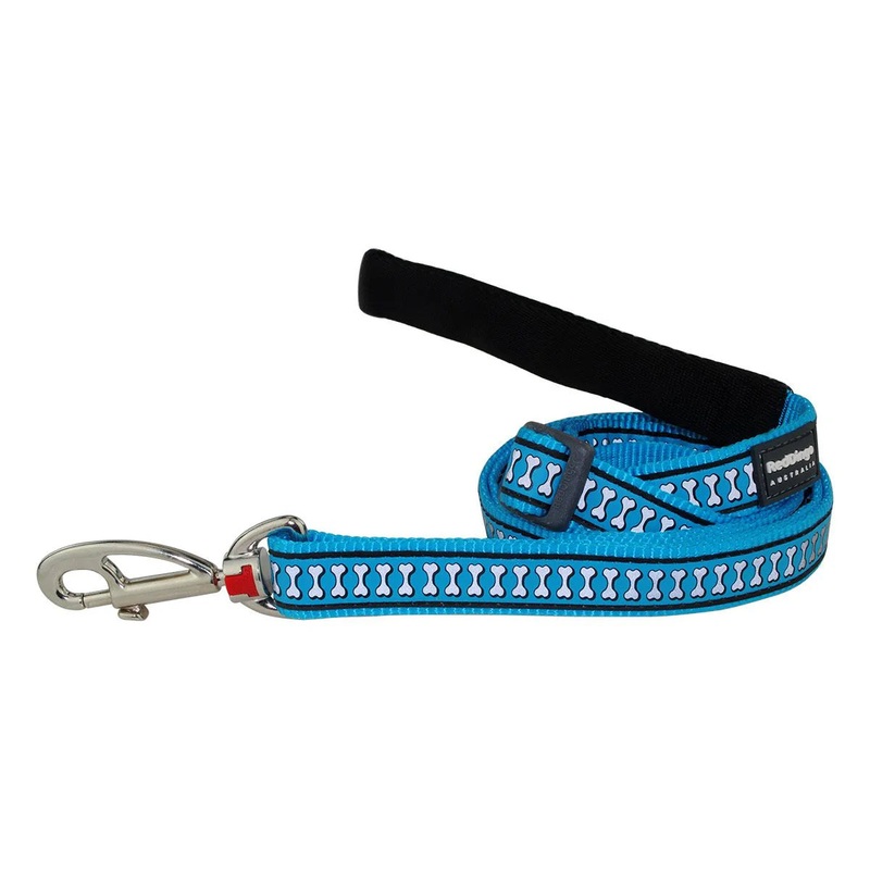 1/2″ Reflective & Adjustable Dog Leash Black