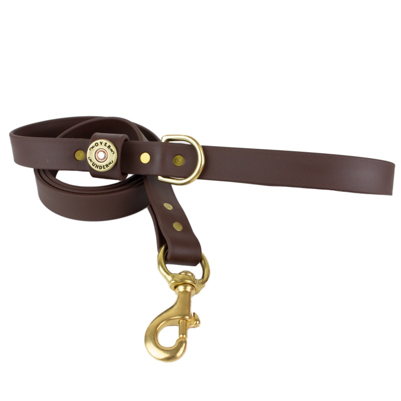 1″ x 5ft Mudproof Dog Leash – Brown