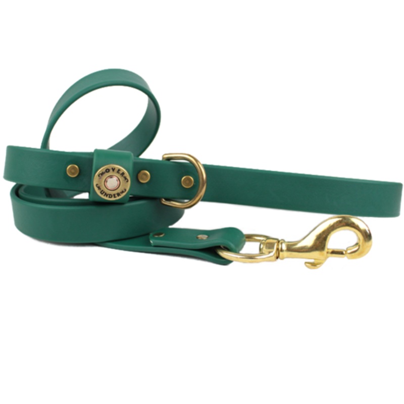1″ x 5ft Mudproof Dog Leash – Dark Green