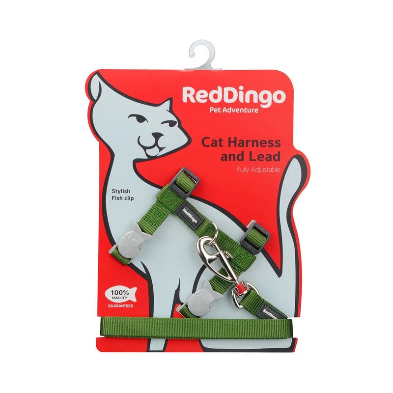 Cat Harness w/ Lead Solid Black