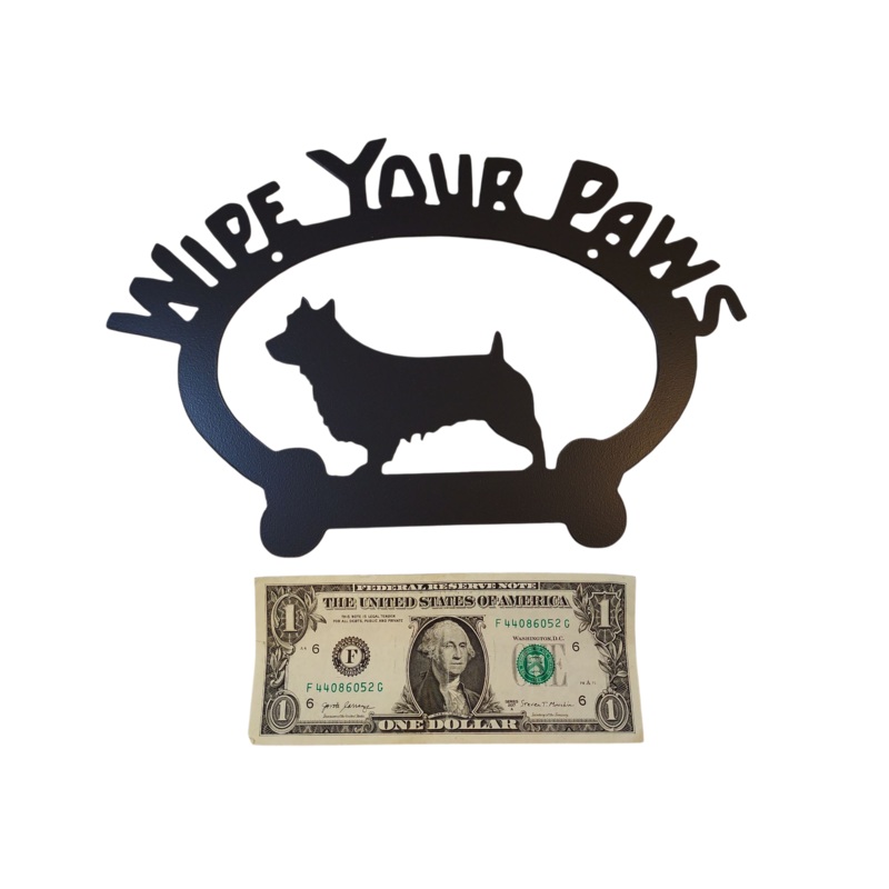 Wipe Your Paws Sign (8)  ea. Pharaoh Hound