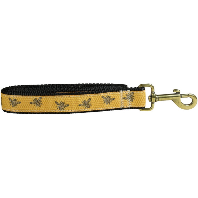 1 x 6ft Ribbon Dog Leash  Honey Bees