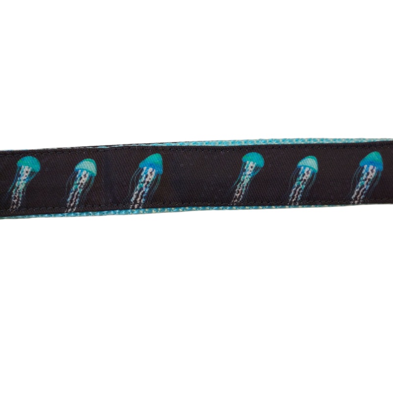 Ribbon Dog Collar  Jellyfish Small