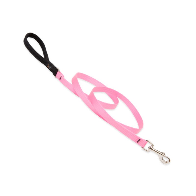 1/2 Nylon Dog Leash x 4ft Black