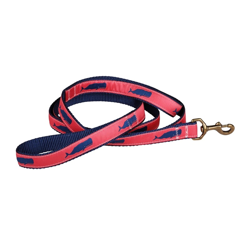 1 x 6ft Traffic Dog Leash  Moby Whale, Pink