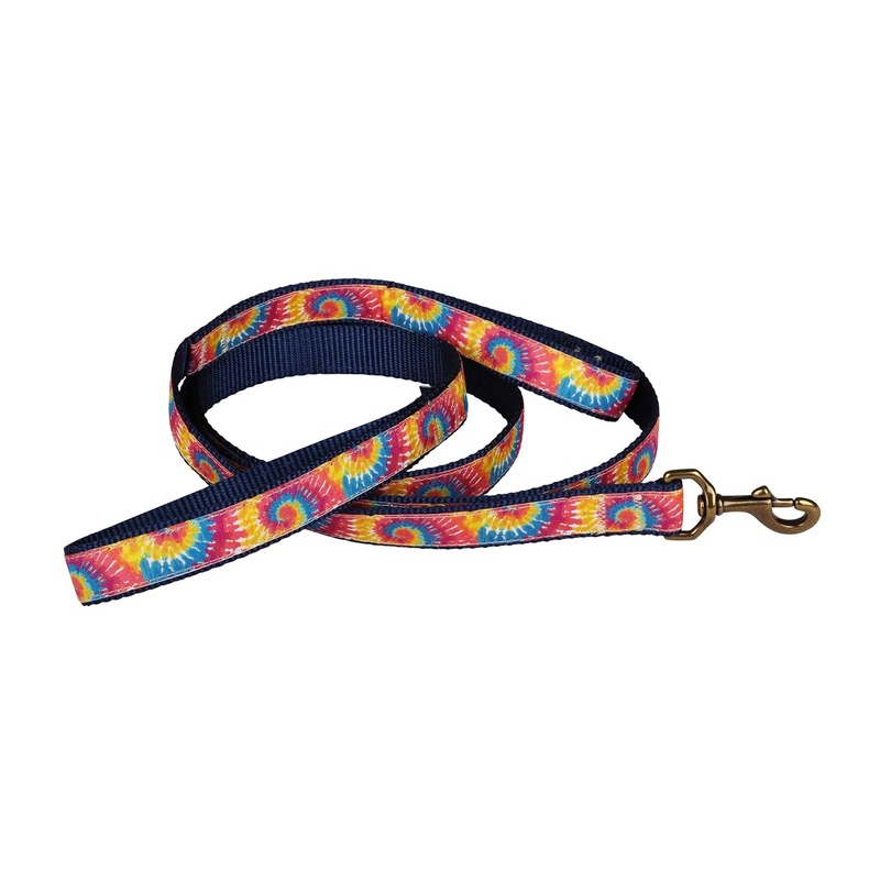 1 x 6ft Traffic Dog Leash  Tie Dye