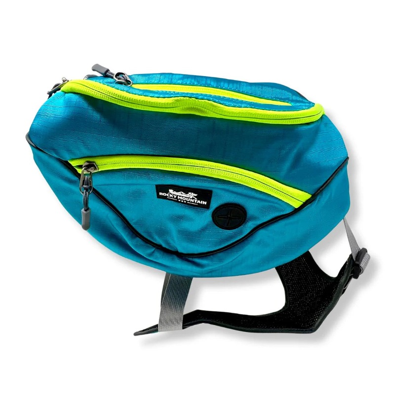 Dog Backpack  Blue / Green Small