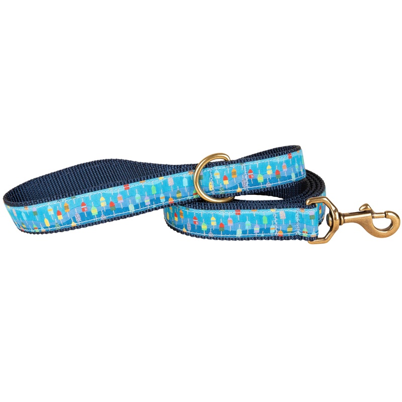 1 x 6ft Ribbon Dog Leash  Lobster Buoys