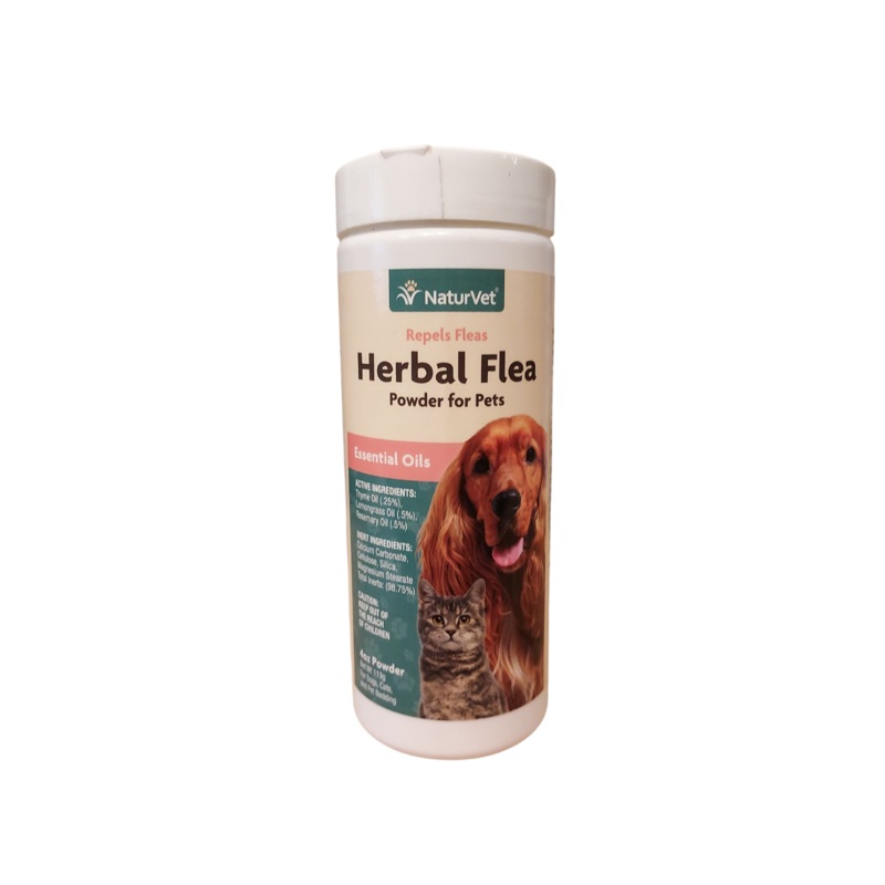 Dog & Cat Herbal Flea Powder – 4oz