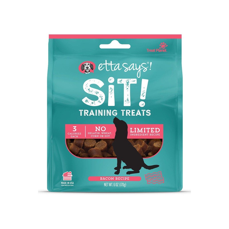 Etta Says Sit! Bacon Training Dog Treats 16 oz