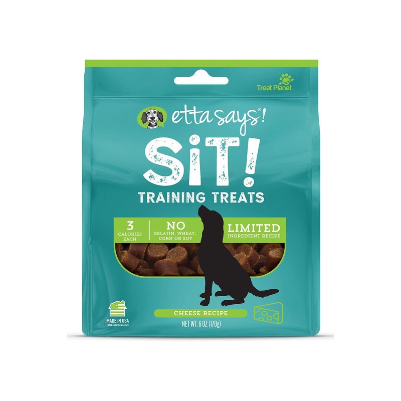 Etta Says Sit! Cheese Training Dog Treats 6 oz