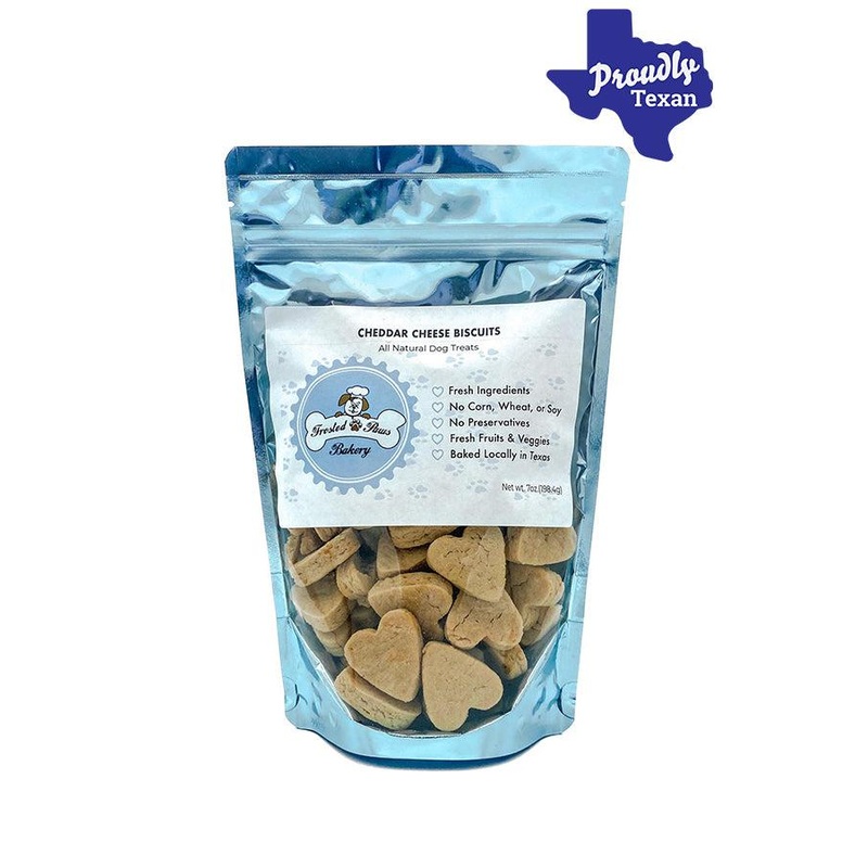 Frosted Paws Cheddar Cheese Dog Biscuits 7 oz