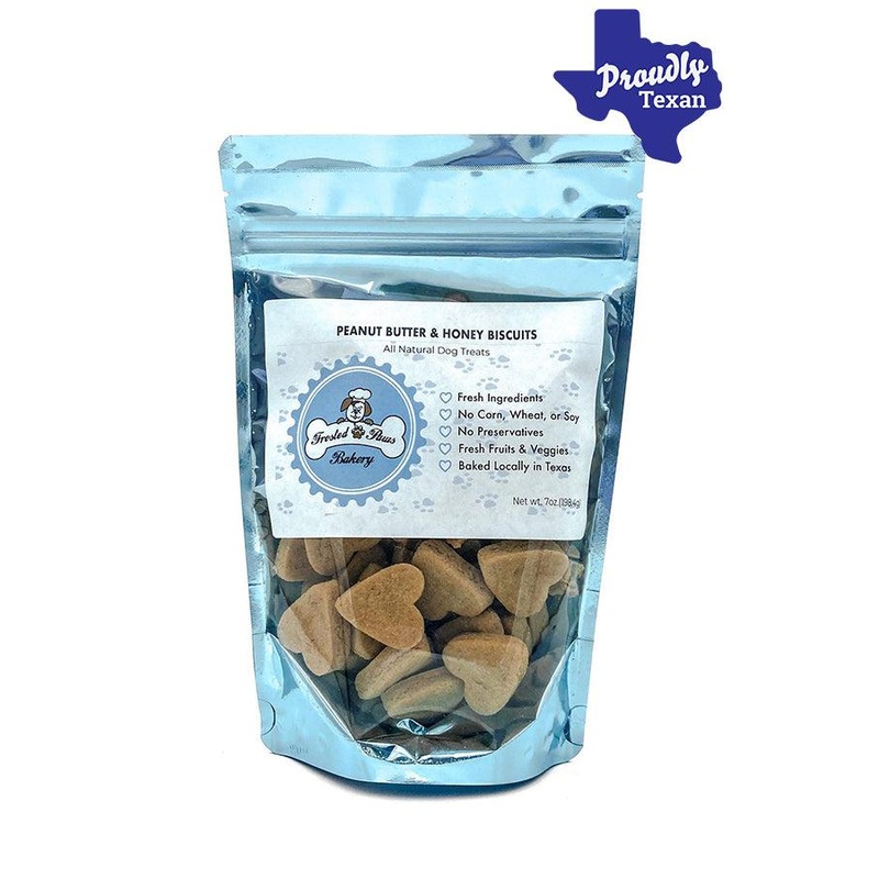 Frosted Paws Peanut Butter and Honey Dog Biscuits 7 oz