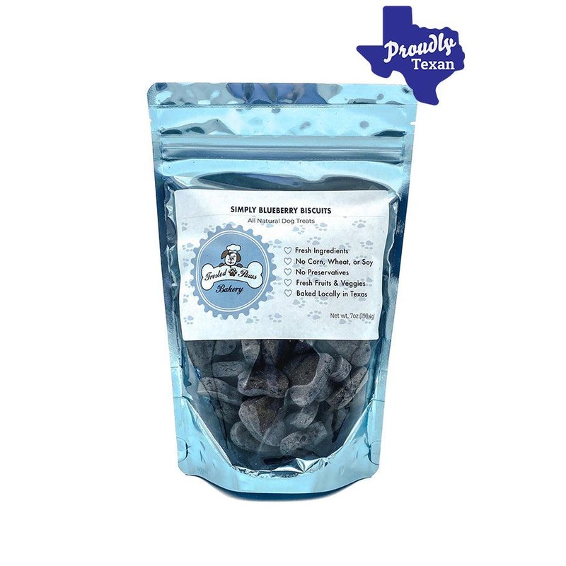 Frosted Paws Simply Blueberry Dog Biscuits 7 oz