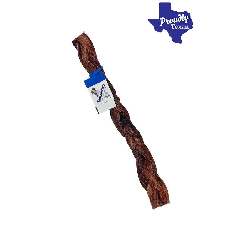 Tomlinson’s Feed Braided Bully Stick, 12-inch 12 inch