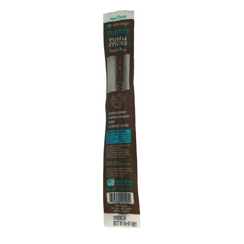 Etta Says! Turkey Yumm Sticks Dog Chews Default Title
