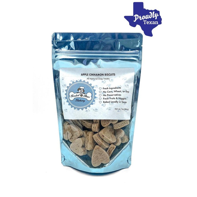 Frosted Paws Apple Cinnamon Dog Biscuits 7 oz