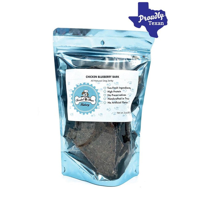 Frosted Paws Chicken Blueberry Bark 3 oz