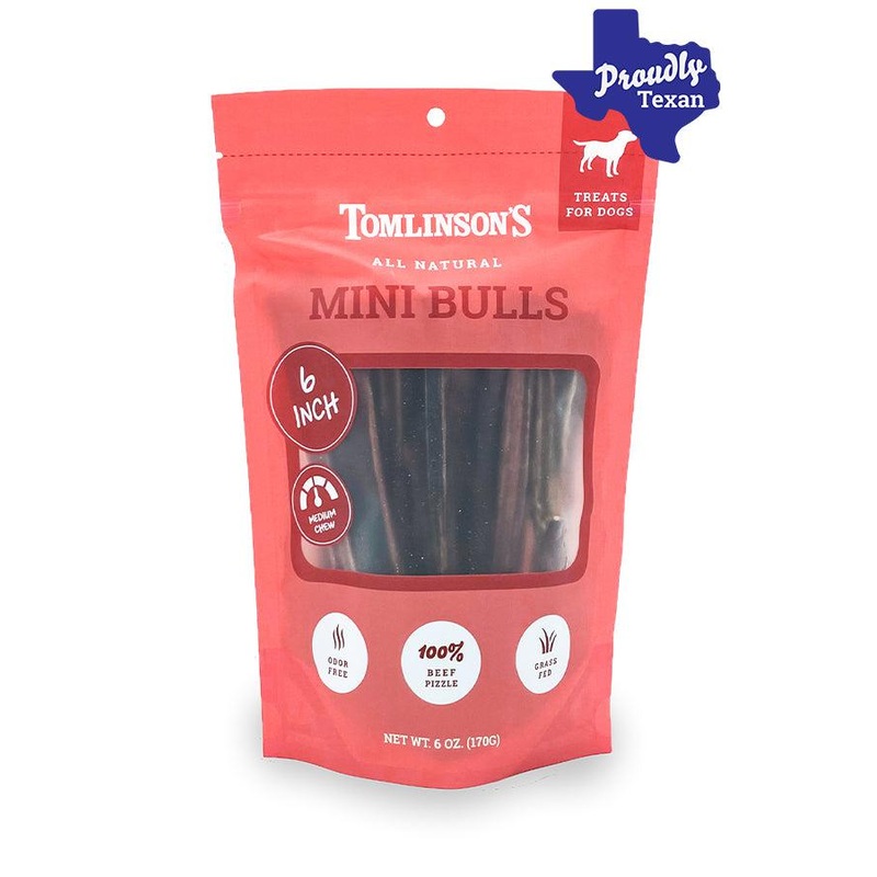 Tomlinson’s 6″ Mini Bulls Dog Treats 6 oz