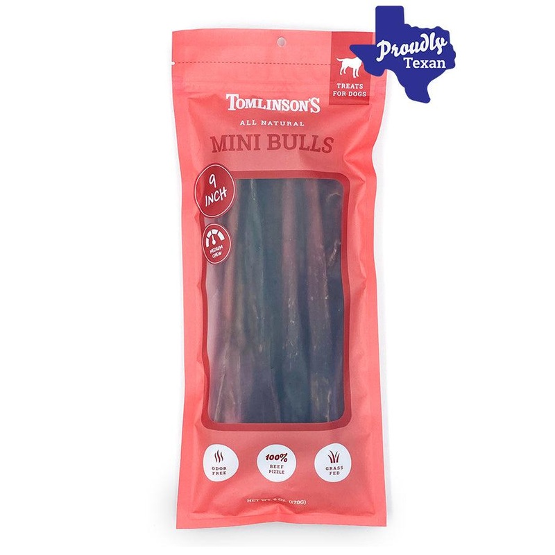 Tomlinson’s 9″ Mini Bulls Dog Treat 6 oz