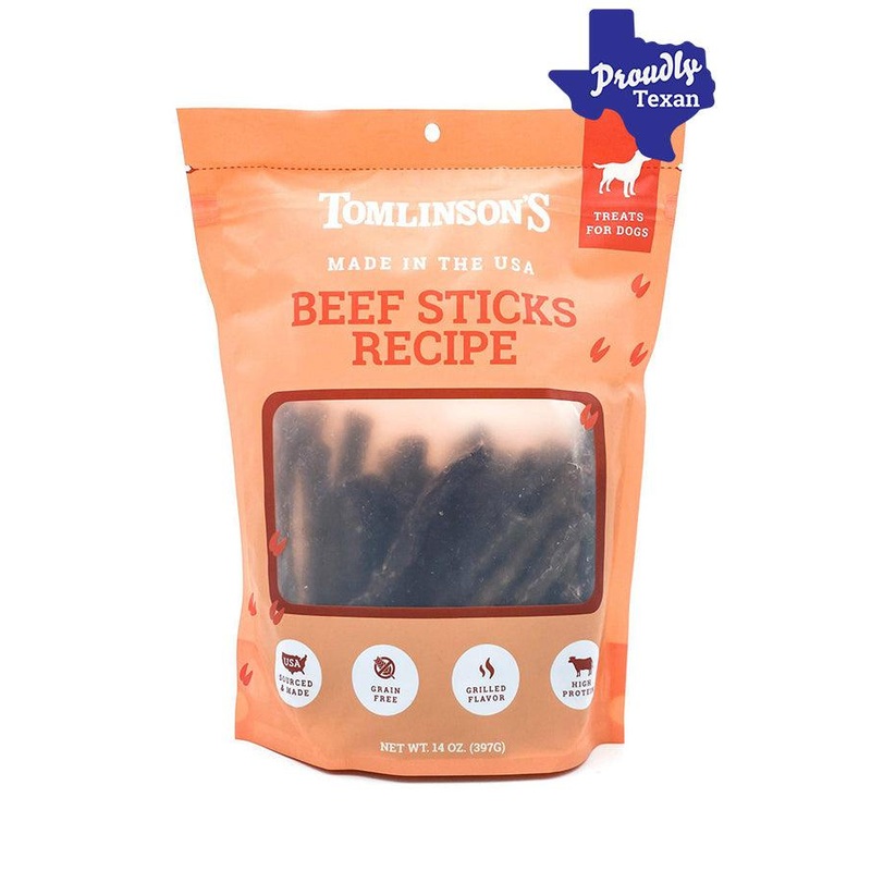 Tomlinson’s Beef Sticks Dog Treats 14 oz