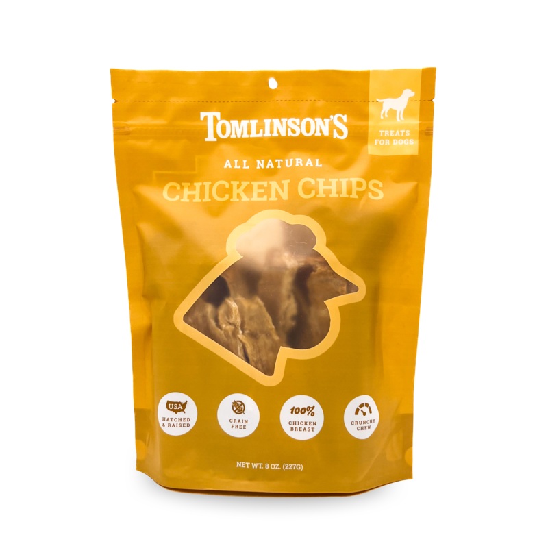 Tomlinson’s Chicken Chips Dog Treats 8 oz