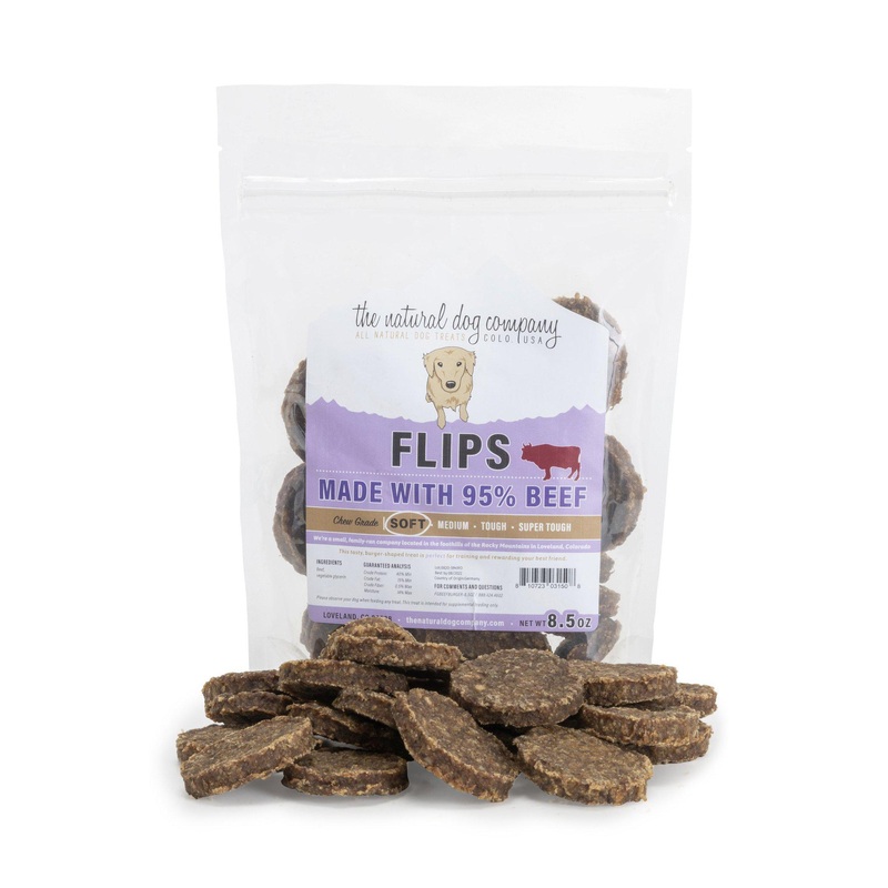 Tuesday’s Natural Dog Co. Beef Flips Dog Treats 8.5 oz