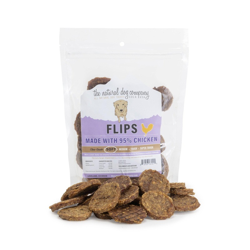 Tuesday’s Natural Dog Co. Chicken Flips Dog Treat 8.5 oz