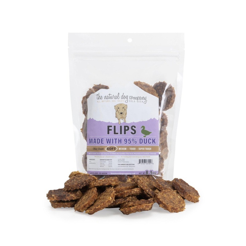 Tuesday’s Natural Dog Co. Duck Flips Dog Treats 8.5 oz