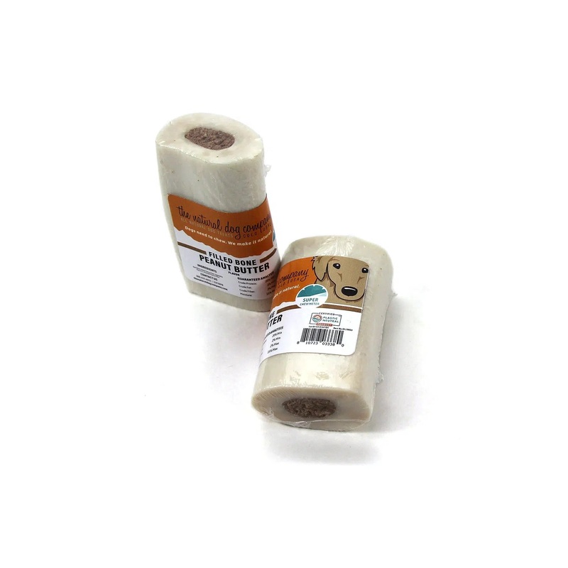 Tuesday’s Natural Dog Co. Peanut Butter Filled Bones 5-6 Inch