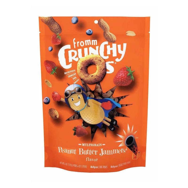 Fromm Crunchy Os Peanut Butter Jammers Dog Treats 6 oz