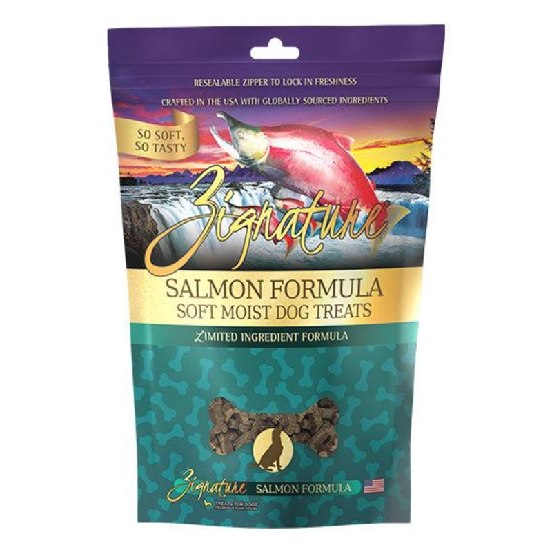 Zignature Salmon Soft Moist Dog Treats 4 oz