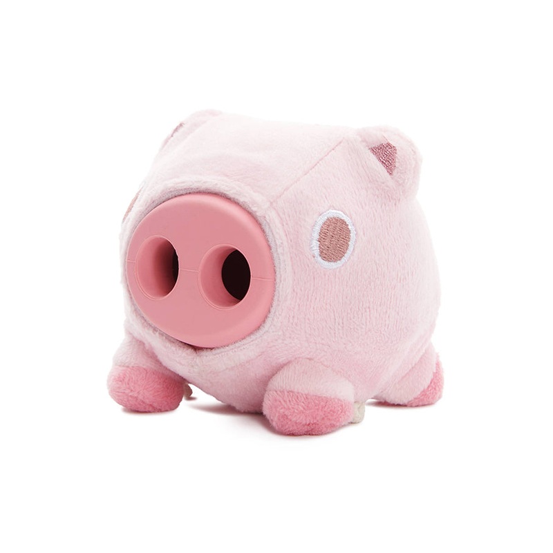 BARK Super Chewer Hambone Pig Hog Rubber Dog Toy Medium