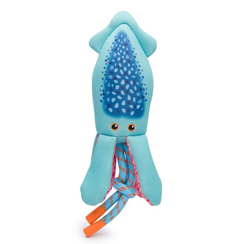 FabDog Squid Floaties Dog Toy