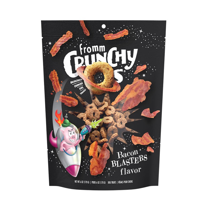 Fromm Crunchy Os Bacon Blasters Dog Treats 6 oz